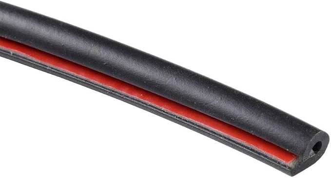 ESUPPORT 16ft 5M U Shape Car Door Moulding Rubber Scratch Protector Strip Edge Guard Trim Seal Transparent | 16ft 5M U Shape Auto Rubber Protect Stripping Anti-Scratch Anti-Collision Guards Transparent