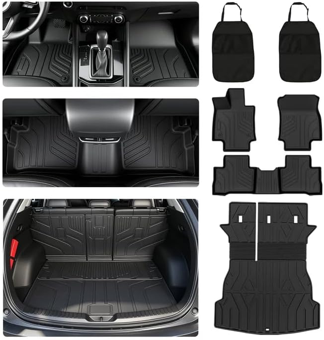 Floor mats for 2013-2019-2026 Toyota RAV4 All Weather TPE Accessories (for 2026 RAV4 PHEV Floor mat)