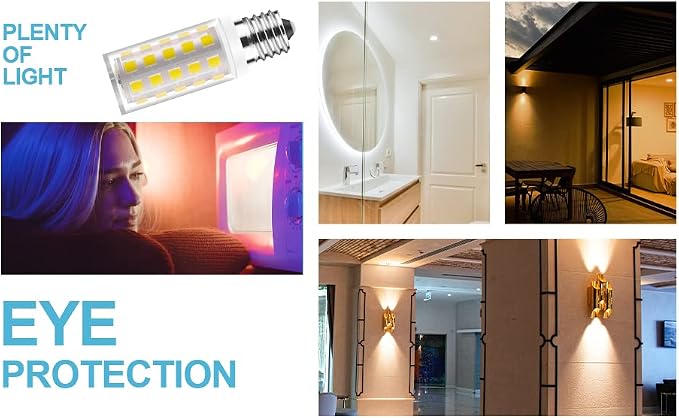 Espejo Con Luz Para Maquillaje Mirror Replacement Incandescent Bulbs 20W for Conair Makeup Mirror 10x Double Sided Illuminated Mirror LED Bulbs for Jerdon Makeup Mirror Replaces ,Warm White,1PCS