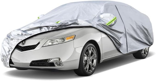 Koukou 6 Layers Car Cover Custom Fit Acura TL from 1995 to 2014, Waterproof All Weather for Automobiles, Sun Rain Dust Snow Protection. (Ships from US Warehouse, Arrive Within 3-7 Days)