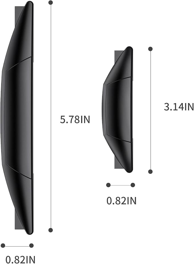 Auto Door Side Edge Protection Guard,4 Pcs Car Door Anti-Collision Strip, Self-Adhesive Anti-Scratch Collision Protector Trim Sticker for Most Car Truck (Black)