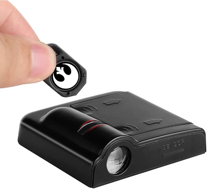 2pcs 3D Magnetic Car Door Step LED Welcome Logo Shadow Ghost Light Projector Lamp fits All Car Models (Emblem1) by DmStore