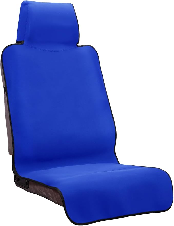 Neoprene Waterproof Car Seat Cover, Royal Blue 1pc, Non-Slip | Car Seat Protector, Sweat-proof, Universal Fit SUV & Truck, Machine Washable, For Gym, Yoga, Pets, Workout, Beach, Swimming