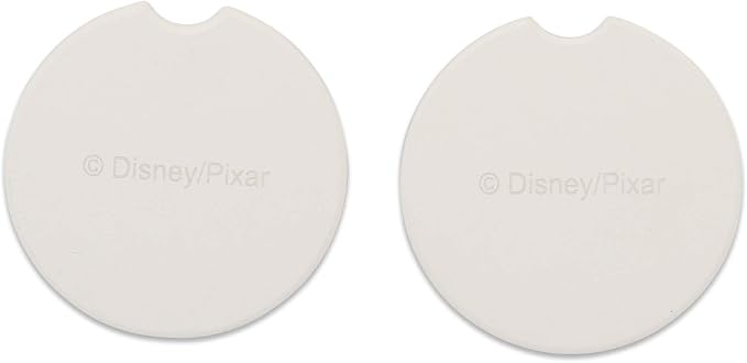 Disney Pixar Toy Story Woody and Buzz Ceramic Car Coasters | Fun Auto Coasters, Set of 2 for Car or Truck