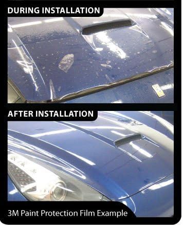 VViViD Clear Gloss Paint Protection Bulk Vinyl Wrap Film 4" x 120" Including 3M Squeegee and Black Felt Applicator