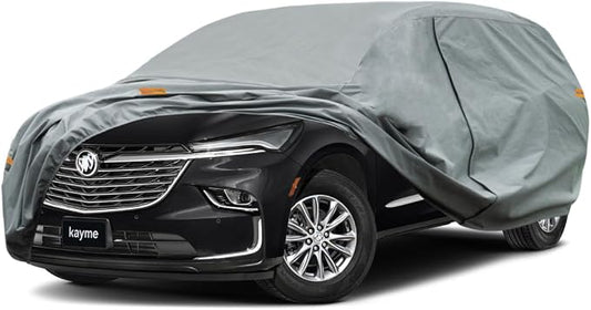 Kayme Heavy Duty SUV Car Cover Custom Fit Buick Enclave (2007-2024) Waterproof All Weather for Automobiles, Full Exterior Covers Sun Rain UV Protection.（Deliver About 3-10 Days）