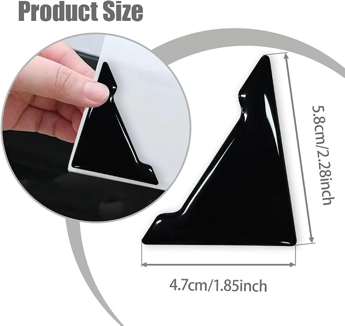 4PCS Car Door Guard Protector, Car Door Edge Guard, Anti-Collision Vehicle Side Corner Protector, Auto Accessories Self-Adhesive Auto Edge Protection Cover Fit for Most Vehicle (Black)