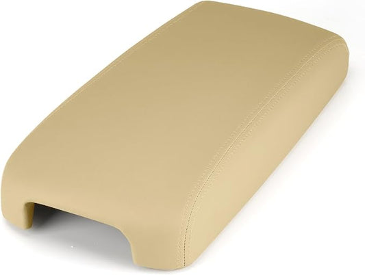 Aeagle Beige Center Console Cover Armrest Lids w/Base for Nissan Altima 2013-2018, PU & ABS Plastic