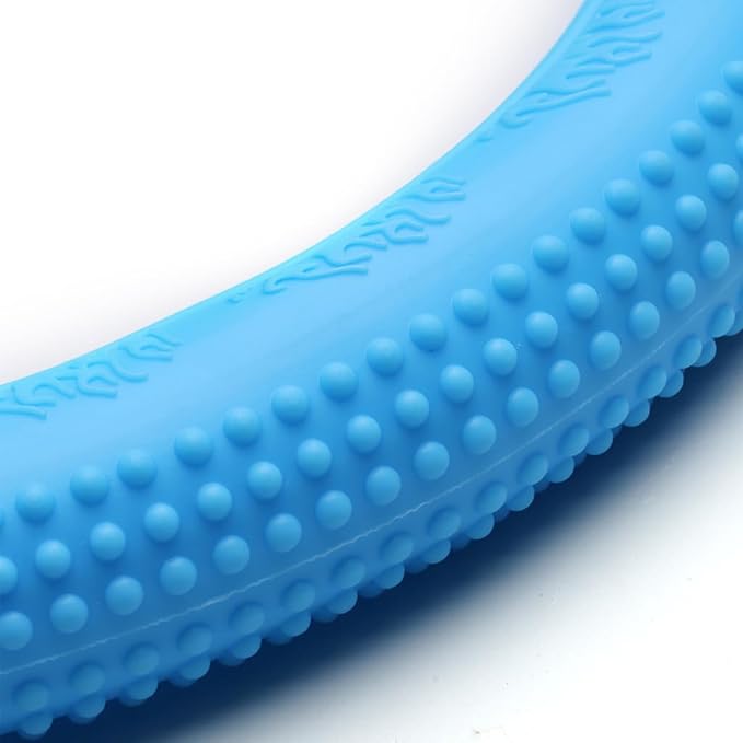 Bittwee Steering Wheel Cover, Car Silicone Steering Wheel Protector, Anti-Slip Soft Odorless Wheel Covers, Universal 14-15 Inch Steering Wheel, Automotive Interior Accessories (Sky Blue)