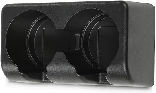 CROSSDESIGN Front Rear Bench Seat Dual Cup Holder Center Console Insert | Compatible with Chevy Colorado/GMC Canyon 2004-2012 19256630 89039574 89039575 19121876