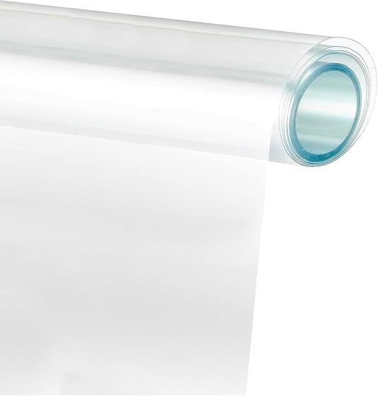 Arespark Clear Vinyl Roll, Transparent Vinyl Wrap Paint Protection Film, Self Adhesive Film for Car Motorcycle Interior Exterior, Protect from Pets Scratches 1x10ft