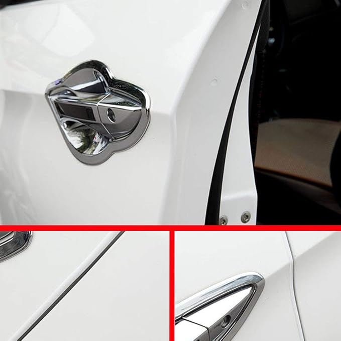ESUPPORT U Shape Car Door Moulding Protector Strip Edge Guard Trim Seal | 16ft 5M U Shape Auto Rubber Protect Stripping Anti-Scratch Anti-Collision Guards White