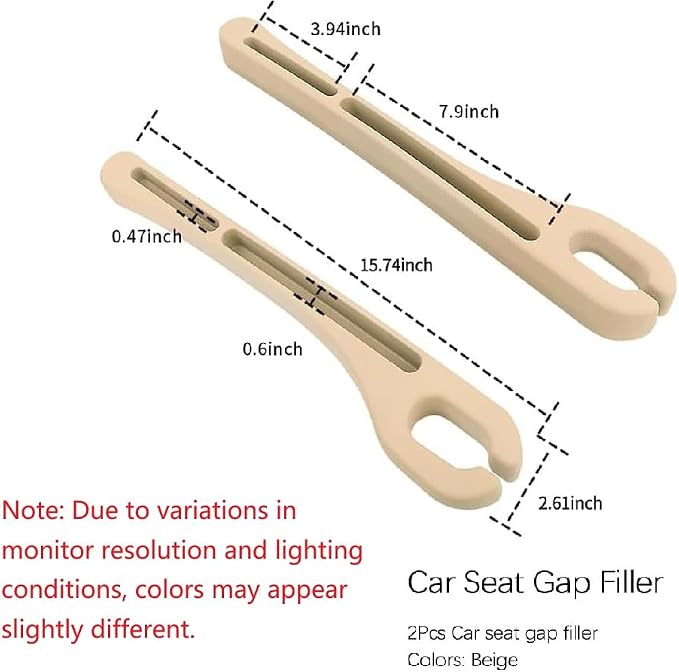 KIFIDAN 2PCS Car Seat Gap Filler Organizer,Upgrade Car Side Seat Gap Filler with Phone Holder,Multifunctional Car Seat Filler Gap Space Prevents Things Dropping for Cars,SUVs (Beige)