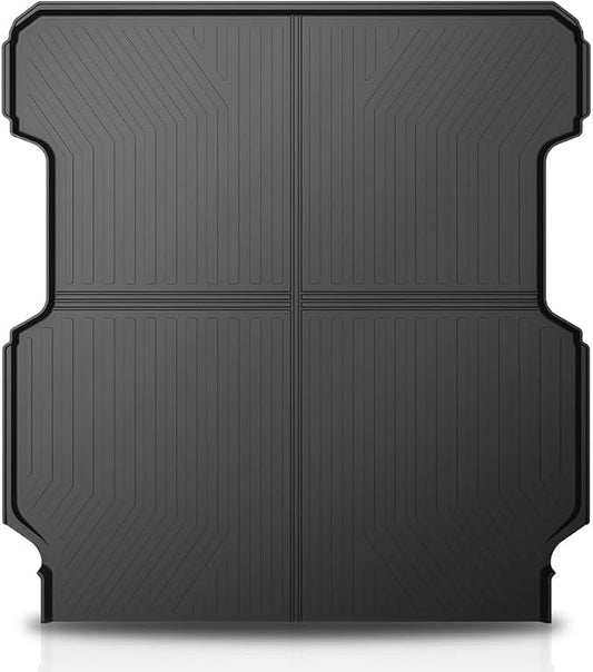 G-PLUS Truck Bed Mat Fit Honda Ridgeline 2017-2024 w/5.3FT (64.0 in) | All Weather Protection,Non-Slip,Custom Fit Floor Cargo Liner,TPE Full Coverage,Black