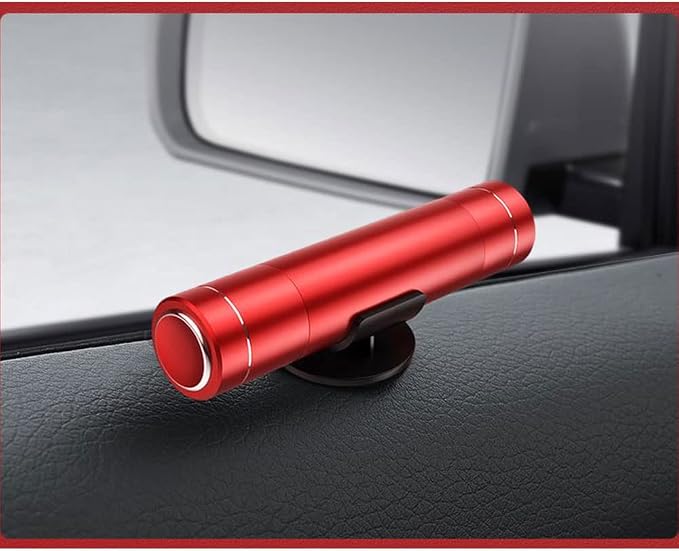HHXS Car Glass Breaker and Seatbelt Cutter 4 Pack,Car Window Breaker Tool, Car Safety Hammer Escape Hammer with Tempered Glass Sample Universal Safe Hammer Emergency Hammer for Car(Red)