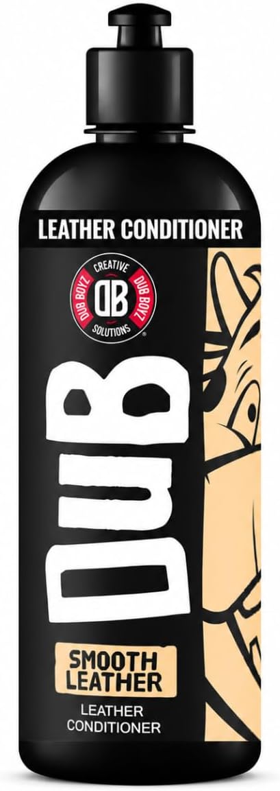 DUB BOYZ Leather Conditioner for Cars & Furniture - 16oz UV Protectant, Non-Greasy, Restores Softness | Safe for Seats, Sofas, Handbags, Boots, Jackets Smooth Leather