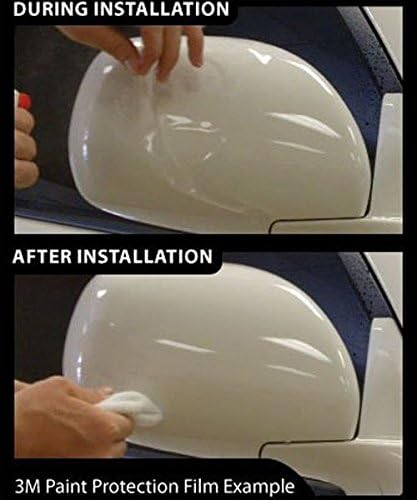 VViViD Clear Gloss Paint Protection Bulk Vinyl Wrap Film 12" x 60" Including 3M Squeegee and Black Felt Applicator