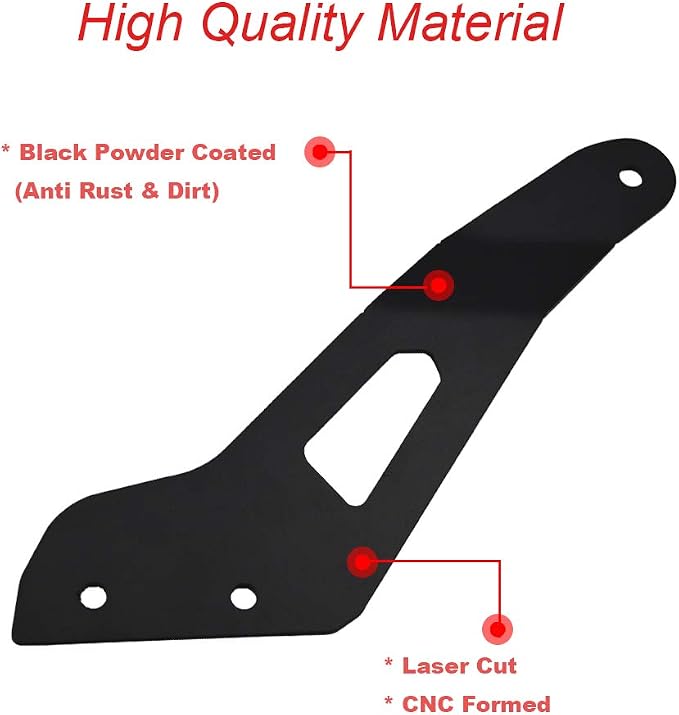 Compatible with 50/52 inch LED Light Bar Upper Roof Windshield Mounting Brackets Compatible with Can Am Maverick X3 and X3 Max 2017-2026 All Models