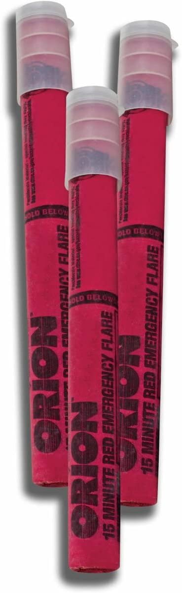 ORION Safety Products - 15 Minute Road Flares (1 Pack of 3 Flares) - 2 Pack