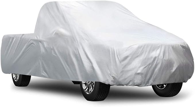 uxcell 6.5M Lightweight Truck Cover - Rain/UV/Dust Resistant for Standard Pickup Trucks (Max Length 6.5m, Non-Waterproof)