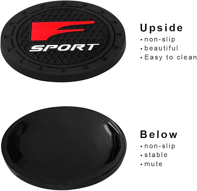 Car Cup Holder Coaster for Lexus f Sport Cupholder Coaster Interior Accessories 2.75in 2Pack
