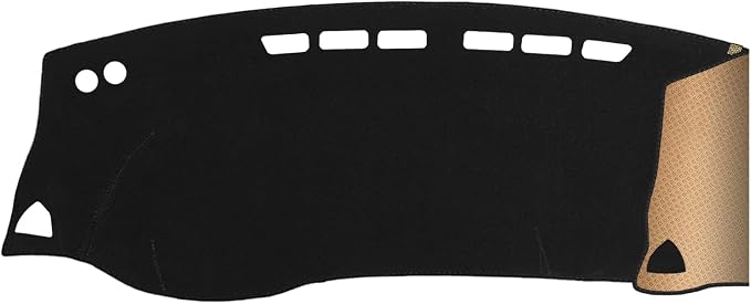 Dash Cover, Anti-Glare, Sun Protection, Dustproof, UV-Proof, Dashboard Covers, Interior Car Accessorie Fit for 2017 2018 2019 2020-2023 Ni-ssan Kicks (Fits Vehicle Without HUD Models), Black
