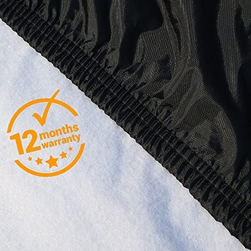 Coverado Car Cover Waterproof All Weather, Sedan Car Cover Hail Protection with Zipper Door, Soft Cotton Lined Car Covers for Automobiles, Snowproof UV Protection Universal Fit for Sedan (191"-200")