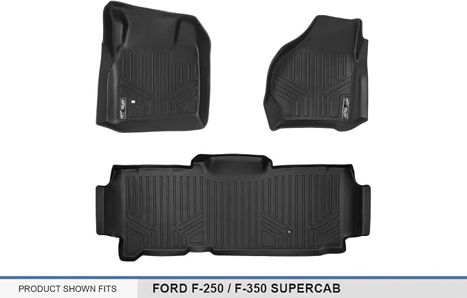 MAXLINER Custom Fit Floor Mats 2 Row Liner Set Compatible with -