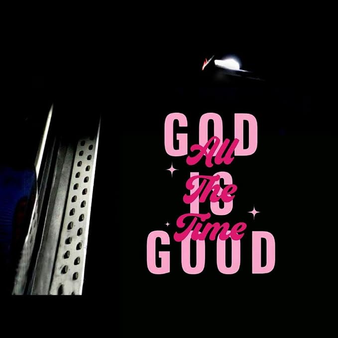 2PCS Car Door Light Logo Projector God is Good Christian Jesus Cross Car Accessories Wireless Car Door Projector Universal Fit for Most Cars/Trucks/SUVs Car Accessories