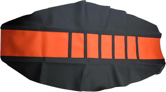 Motorcycle Universal Seat Cover Non-Slip Suitable Rubber Striped Seat Covers Soft for CRF150F CRF230F CRF250F CRF250R CRF450F CRF 150F 230F 450F 450R Dirt Pit Bike Motocross Off Road Motorbike