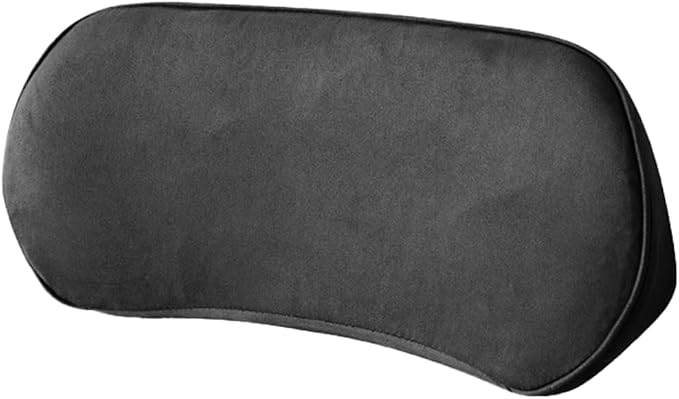 Osilly Car Lumbar Support Pillow, Memory Foam Comfortable Vehicle Seat Lower Back Support Cushion, Back & Sciatica Pain Relief Automotive Interior Driver Seat Pad, Universal for SUV RV Truck (Black)