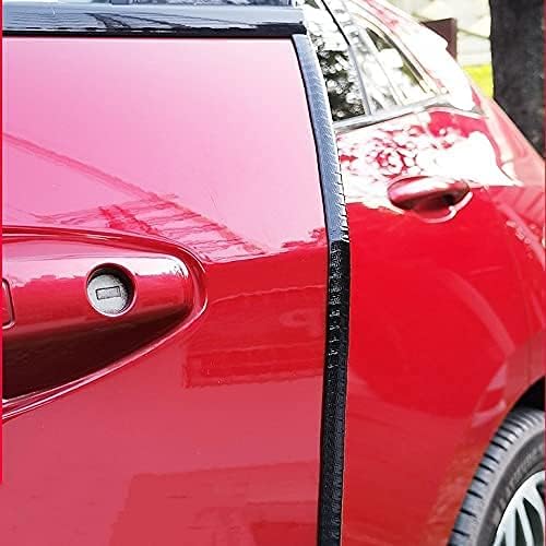 Edge Trim Black U-Channel Rubber Trim Edge with Steel 1/2" X 3/8" - Fit Gap 3/64" to1/4 Car Door Edge Sealing Strip PVC Weather Stripping with Metal, Metal Edge Protector, 20FT