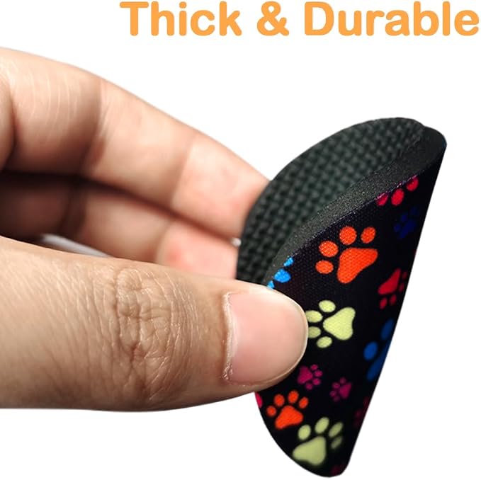 Osilly Car Coasters for Drinks, 2PCS Absorbent Cats Footprints Cup Holders for Women/Men, 2.75 Inch Removable Cup Holder Insert Coaster for Drinks, Car Interior Accessories for Most Cars