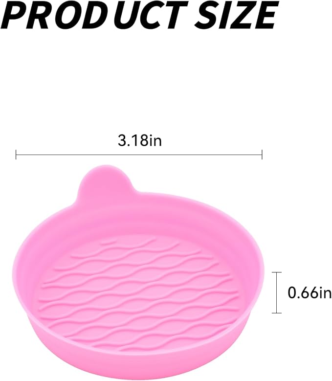 4PCS Car Cup Holder Coasters, Universal Silicone Non-Slip Insert Cup Coasters, Soft Wave Pattern Cup Holders, Car Interior Accessories for SUV, Truck, RV (Pink)