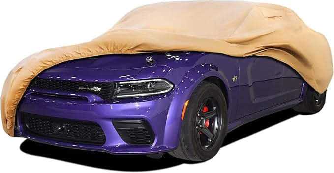 Heavy Duty Outdoor Car Cover Custom Fit for 2005-2026 Dodge Charger,Windproof All Weather Waterproof Sun Rain UV Dust Snow Protection Outdoor Car Covers