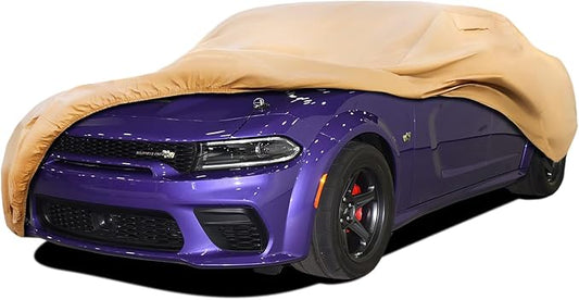 Heavy Duty Outdoor Car Cover Custom Fit for 2005-2026 Dodge Charger,Windproof All Weather Waterproof Sun Rain UV Dust Snow Protection Outdoor Car Covers