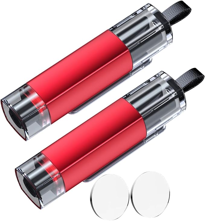 MOTORBUDDY Car Window Breaker Tool, 2-in-1 Window Breaker Seatbelt Cutter, Emergency Glass Breaker and Auto Escape Tool，Car Accessories for Women