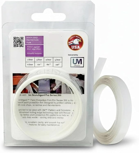 4 Door Edge Upromax Paint Protection Film PPF 8mil Precut Strips, Universal Fit Clear Tape Door Seal, Car Accessories Car Cover, Scotch Guard, Clear Tape, Door Protector, SUV