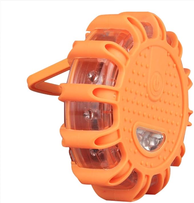 Encell Set of 3 LED Road Safety Flares Flashing Roadside Emergency Warning Light