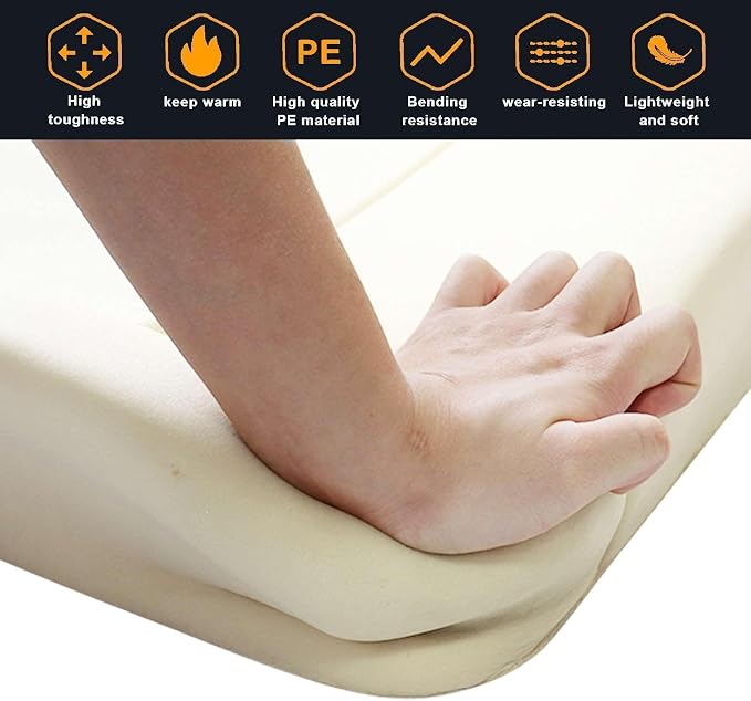 SecosAutoparts Driver & Passenger Bottom & Top Lean Back & Driver Foam Replacement Leather Seat Covers Tan# 522 Compatible with Chevy Tahoe Suburban Silverado Avalanche GMC Sierra 2003 2004 2005 2006