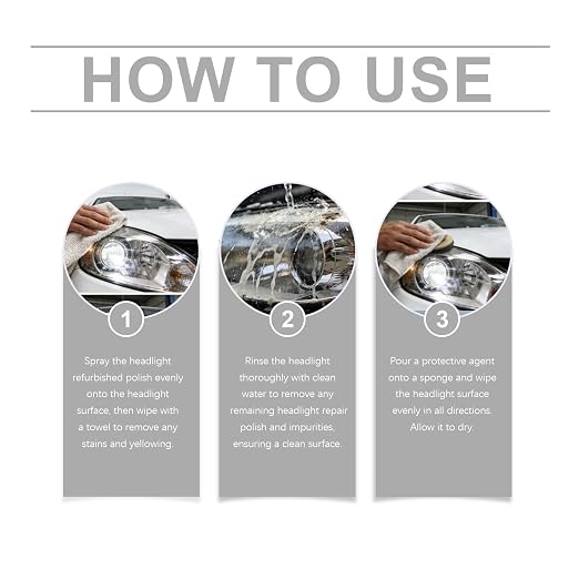 Cleardrive Headlight Restoration Kit, Headlight Restoration Kit, Headlights Cleaner and Restorer Kits, Limpiador De Faros Delanteros De Carro, Polimero Liquido para Restaurar Faros (1 Set)