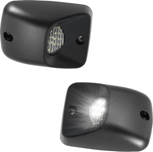 X AUTOHAUX LED License Plate Light Tag Lamp Assembly for Toyota Tacoma 1995 1996 1997 1998 1999 2000 2001 2002 2003 2004 Full LED Rear Number License Plate Lamp White Light 2pcs