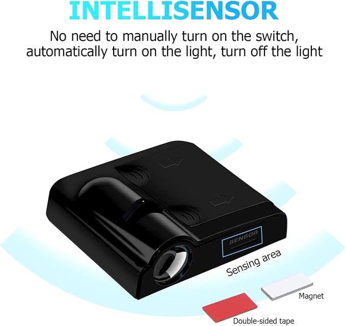 2PCS No Fade Car Door Lights,Sunflower Door Lights Logo Projector LED Shadow Welcome Lamp,Car Accessories Sunflower Gifts for Women,Suitable for All Brands Vehicles Motorcycle