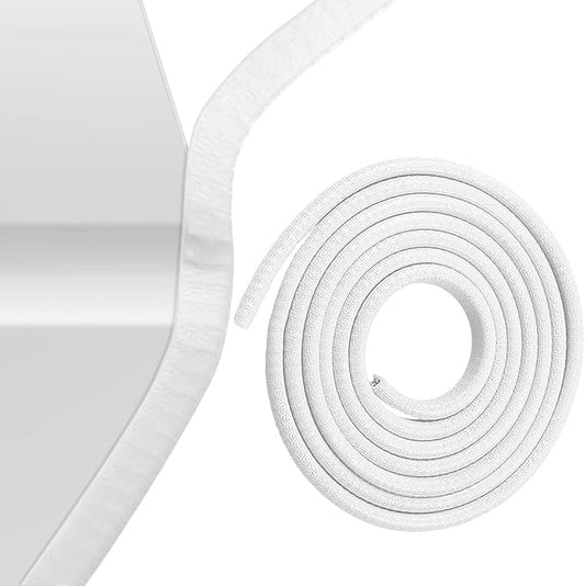 Car Door Edge Guards,Rubber Seal Protector U Shape Edge Trim Door Edge Protection Fit for Most Car (32FT, White)