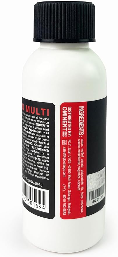 IGl Ecocoat EZ, One Layer Graphene Coating (50ml) - 8H Intry Level Ceramic Coating - Paint, Wheels, Window safe!