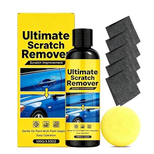 Ultimate Scratch Remover, 60-Second Surface Scratch Fix, Car Cloth Scratch Remover, All Paint Colors Polishing Kit, Car Scratchs Repair Paste Deep Scratch (1PCS)