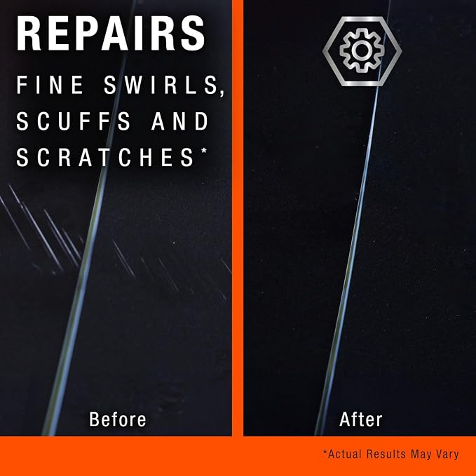 Nu Finish Once a Year Polish and Sealant - Professional Car Polish, 3-in-1 Ceramic Technology to Repair Scratches & Protect Paint, Gift for car Lovers