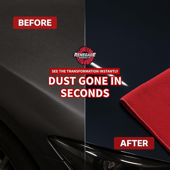 Renegade Products Gold Rush Quick Detailer – Double Ceramic Spray for Cars, Trucks, Paint, Glass & Chrome – High Gloss, Streak-Free Finish (16 oz)