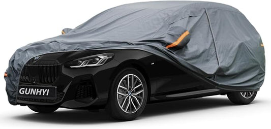 GUNHYI Premium Car Cover Custom Fit BMW 2-Series SUV/Tourer, 16 Layers Heavy Duty Car Cover Waterproof All Weather with Zipper Door for Sun Rain Snow Dust Uv Protection