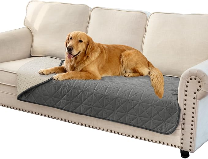 Ameritex Sofa Cover Waterproof for Seats Couch Cover for Dogs Pet Couch Cover Velvet for Chair Loveseat Sofa Machine Washable